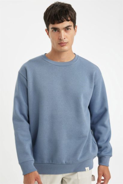 Oversıze Kalın Sweatshirt Kumaşı Sweatshirt