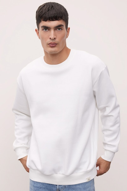 Oversize Fit Thick Sweatshirt Fabric Sweatshirt