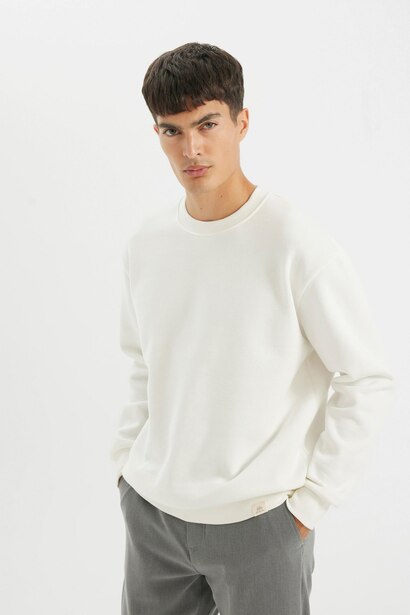 Oversize Fit Thick Sweatshirt Fabric Sweatshirt