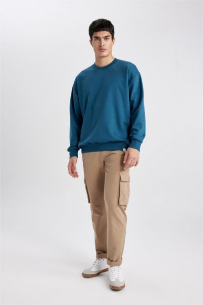 Oversize Fit Thick Sweatshirt Fabric Sweatshirt