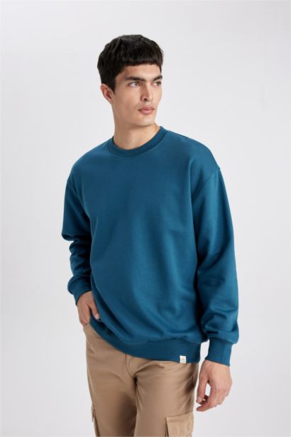 Oversize Fit Thick Sweatshirt Fabric Sweatshirt