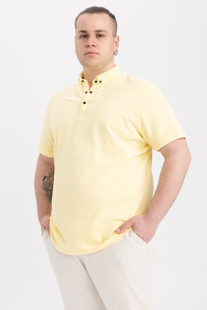 Slim Fit Pique Short Sleeve Polo T-Shirt