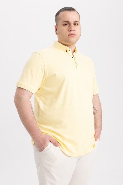 Slim Fit Pique Short Sleeve Polo T-Shirt