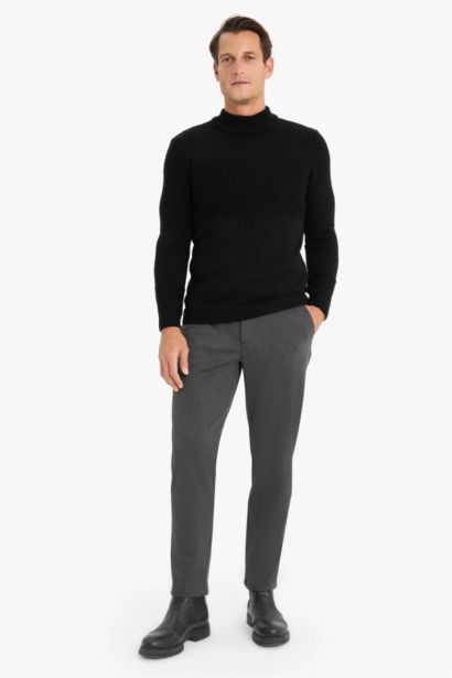 Basic Straight Leg Summer Fabric Jogger Pants