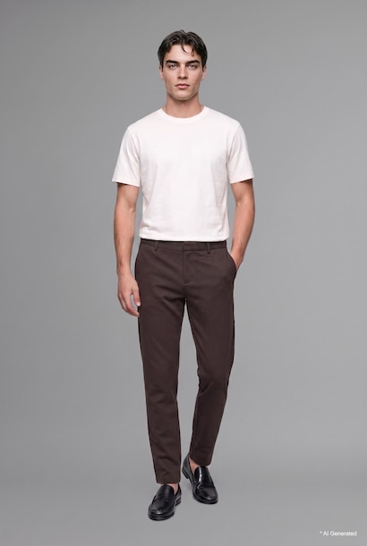 Esnek Kumaş Jogger Düz Paça Pantolon