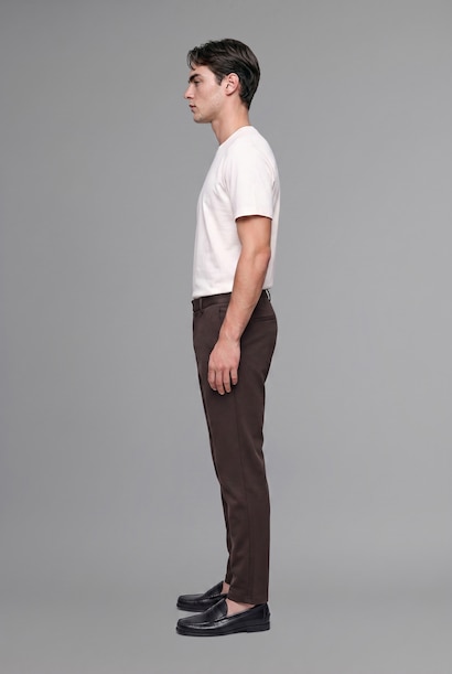 Elastic Waist Straight Leg Stretch Jogger Pants