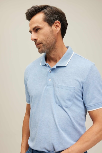 Regular Fit Pique Short Sleeve Polo T-Shirt