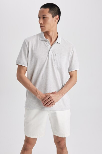 Regular Fıt Pike Kısa Kollu Polo Tişört