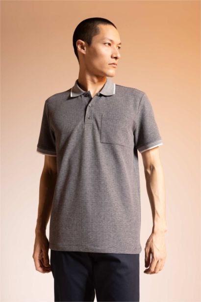 Regular Fit Short Sleeve Polo T-Shirt