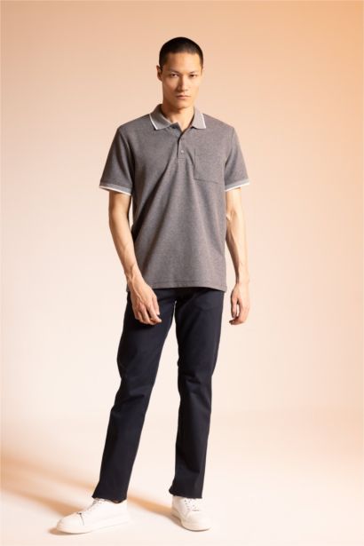 Regular Fit Short Sleeve Polo T-Shirt