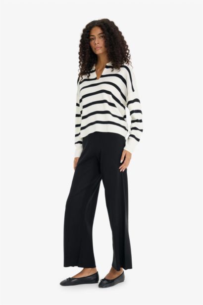 Flare Fit Trousers