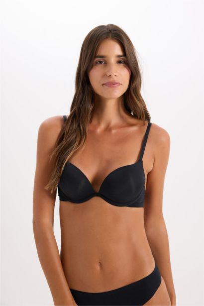 Ekstra Dolgulu Micro Full Push Up Tişört Bra
