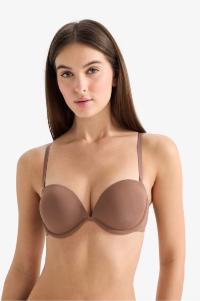 Half Padded Underwired Strapless Bra