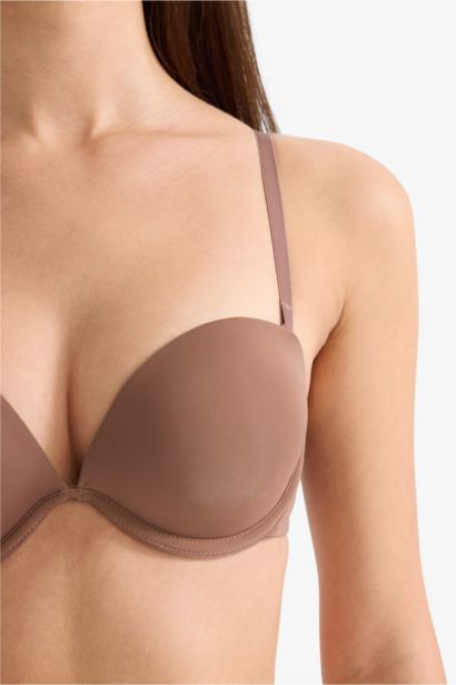 Half Padded Underwired Strapless Bra