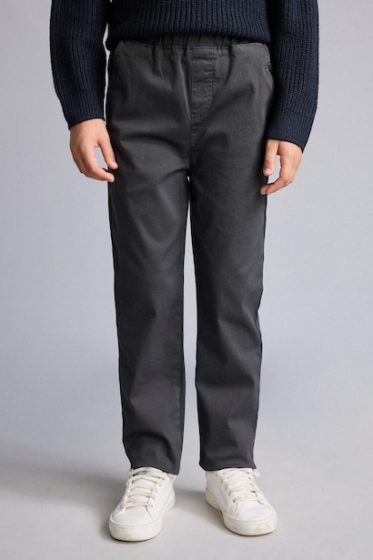 Regular Fit Gabardine Trousers