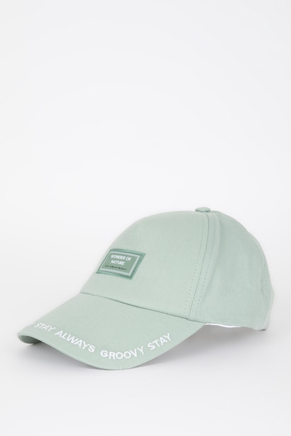 Men Embroidered Cotton Cap Hat