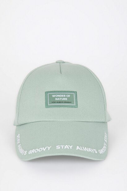Men Embroidered Cotton Cap Hat