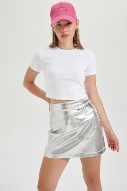 T-Shirt Court Basique À Manches Courtes Cool Fitted