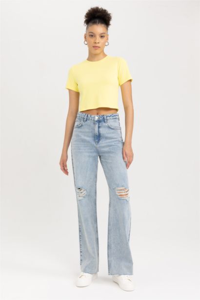 تيشيرت سليم فيت نص ردن