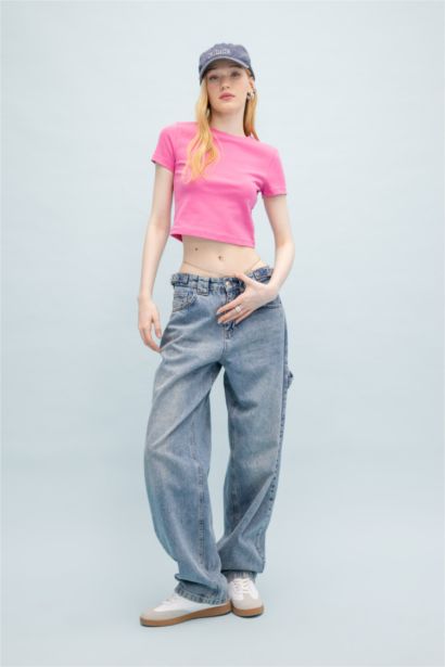 تيشيرت نص ردن سليم فيت