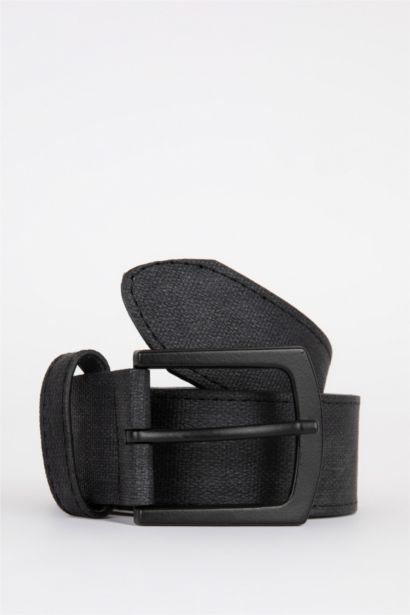 Men's Faux Leather Jean Belt