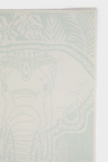 Woman Patterned Cotton Beach Towel