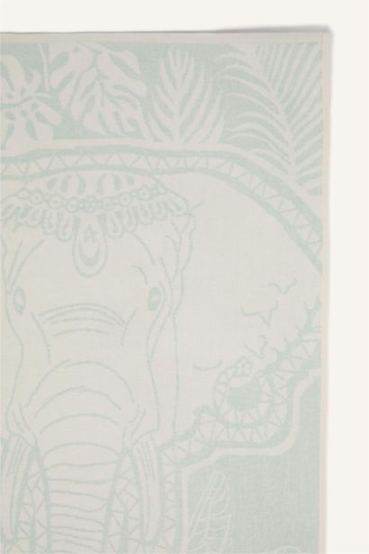 Woman Patterned Cotton Beach Towel