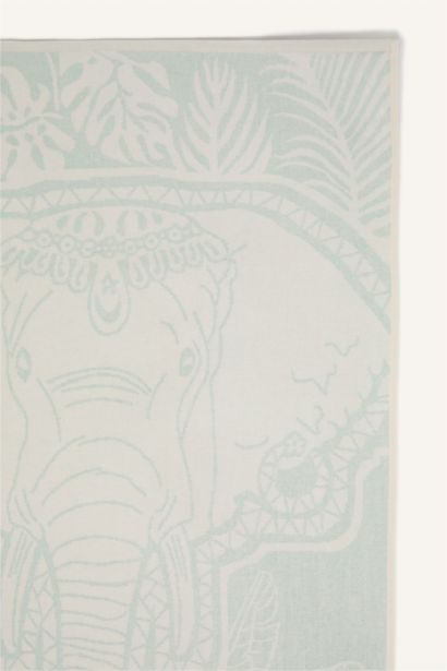 Woman Patterned Cotton Beach Towel