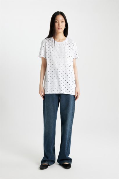 Long Fit Short Sleeve T-Shirt