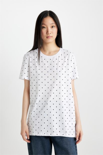Long Fit Short Sleeve T-Shirt