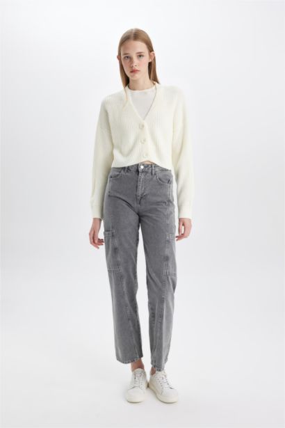 Regular Fıt Triko Hırka