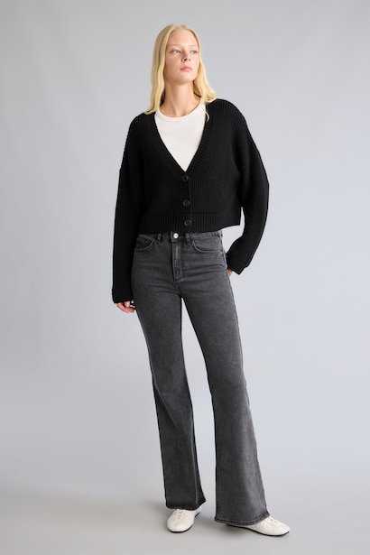 Cardigan à col V Coupe régulière