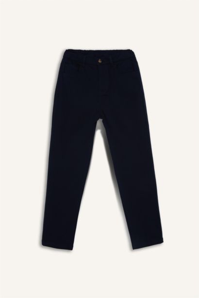 Boy Straight Leg Gabardine Trousers