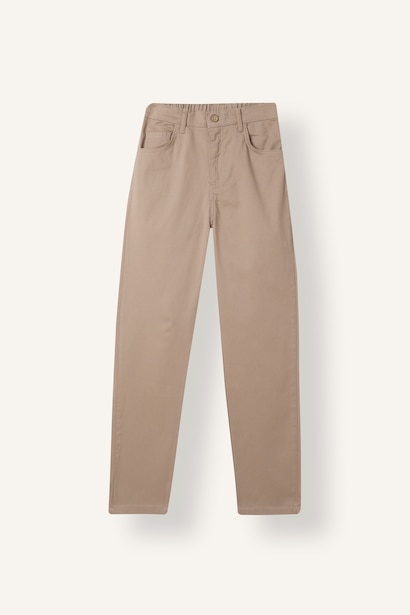 Boy Straight Leg Gabardine Trousers