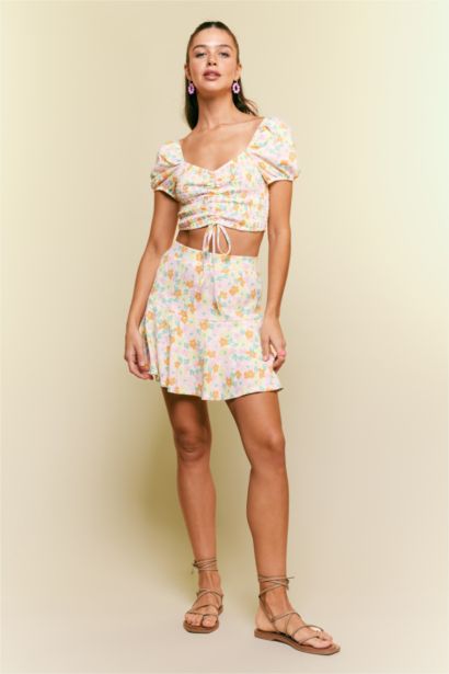 Jupe En Tricot Imprimé