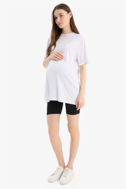 Skinny Fit Knitted Maternity Bottoms