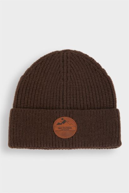 Erkek Dokuma Etiketli Bere