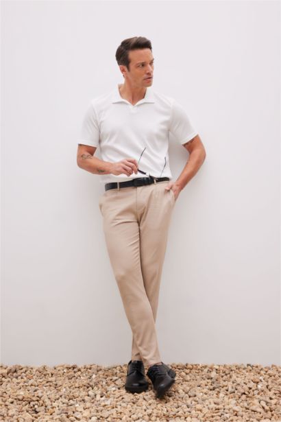Men's Rectangle Buckle Faux Leather Belt
