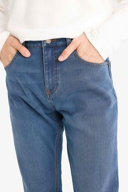 Sıcak Tutan SERGIO -REGULAR FIT Polarlı Sergio Jean Pantolon