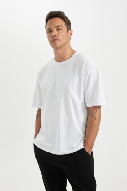 2 piece Oversize Fit Crew Neck Short Sleeve T-Shirt