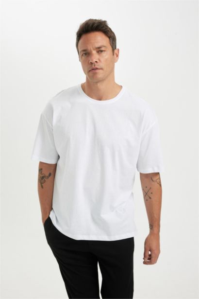 2 piece Oversize Fit Crew Neck Short Sleeve T-Shirt