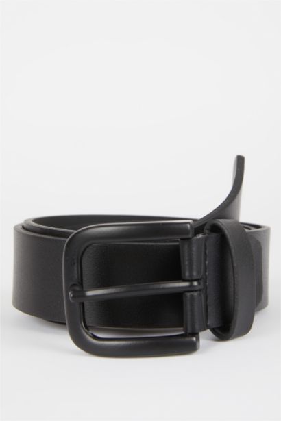 Men's Faux Leather Belt