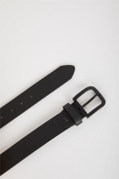 Men's Faux Leather Belt