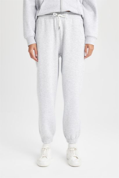 Regular Waist Thick Jogger Sweatpants