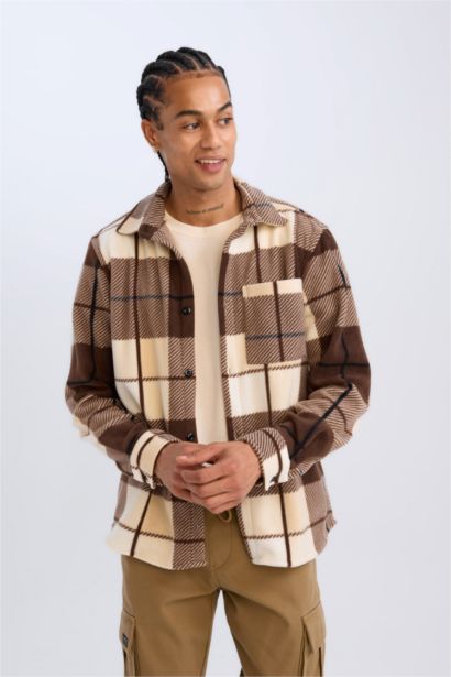 Regular Fit fleece Long Sleeve Shirt