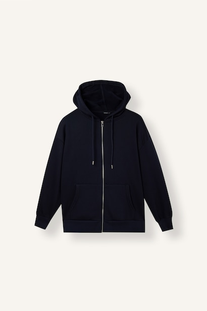 Oversize Fit Thick Fabric Cotton Hoodie