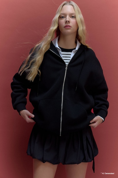 Thick Fabric Oversize Hoodie