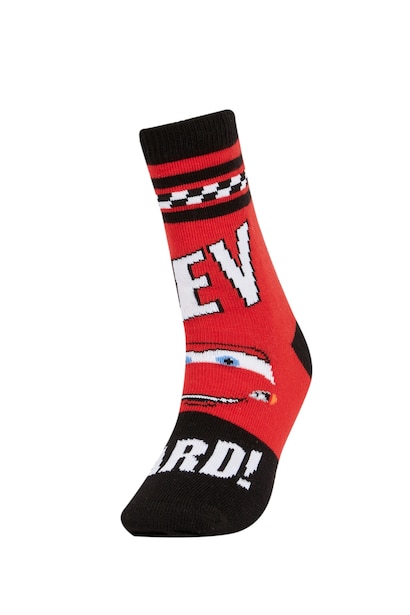 Boy Cars Cotton 2-Pack Long Socks