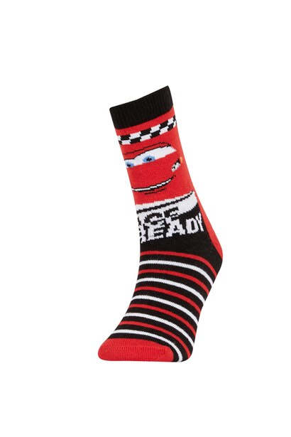 Boy Cars Cotton 2-Pack Long Socks