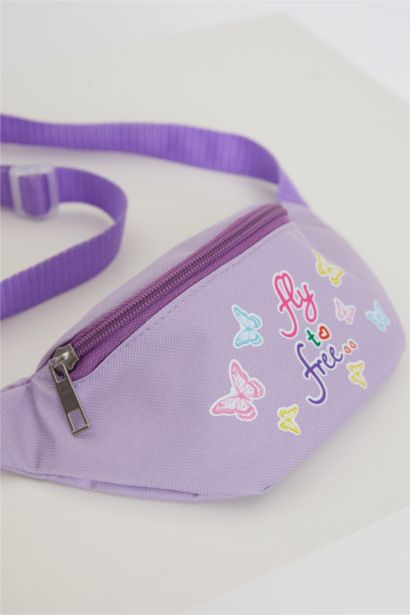 Sac banane imprimé papillon pour fille